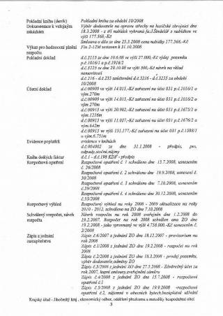 Závěrečný účet obce za rok 2008